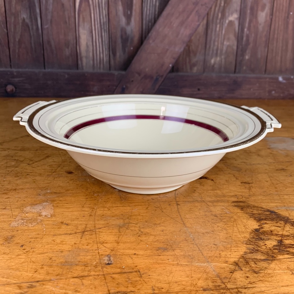 Vtg Johnson Bros Art Deco Vegatable Serving Bowl